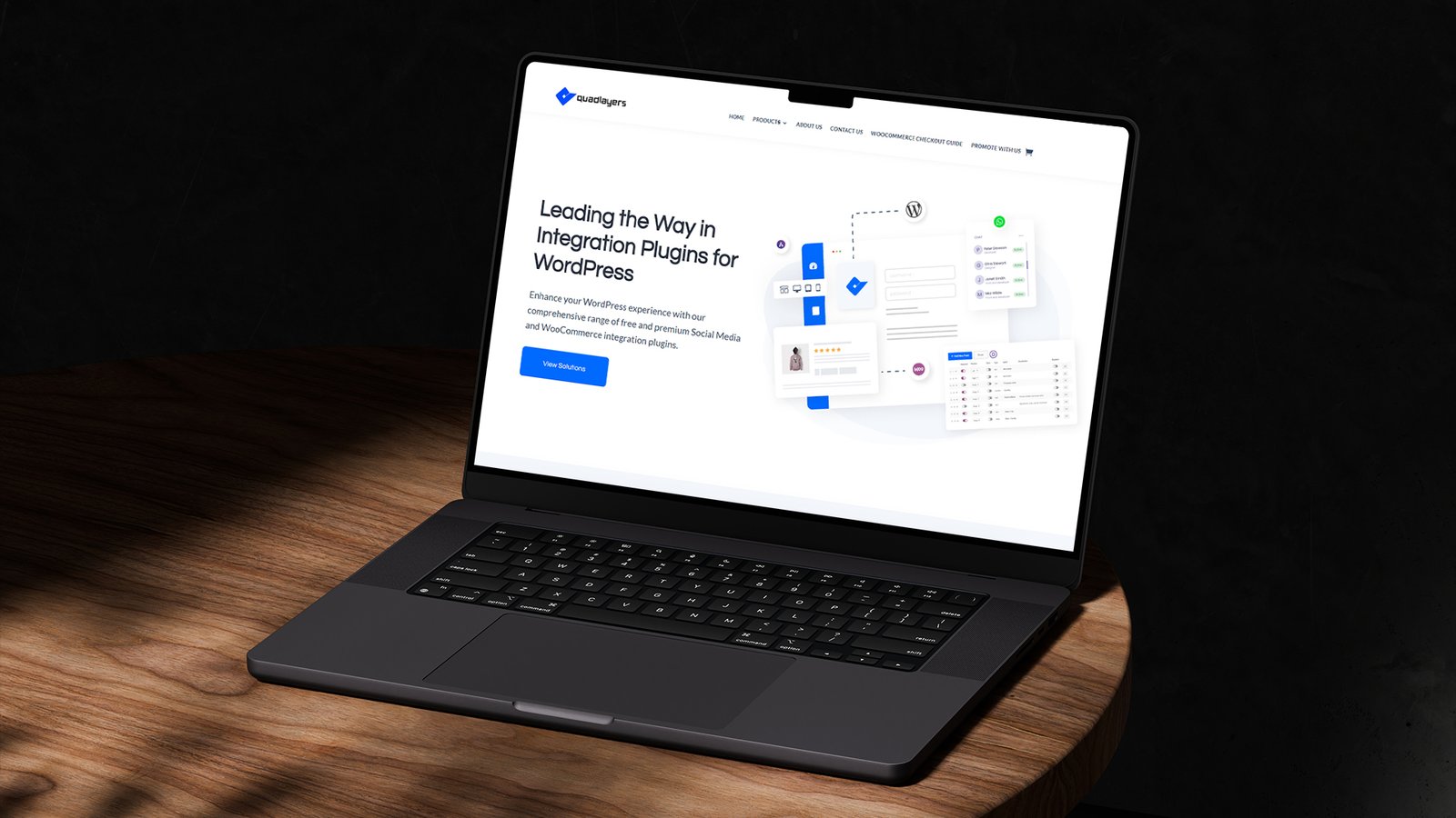 Diseño web & UXUI de Quadlayers